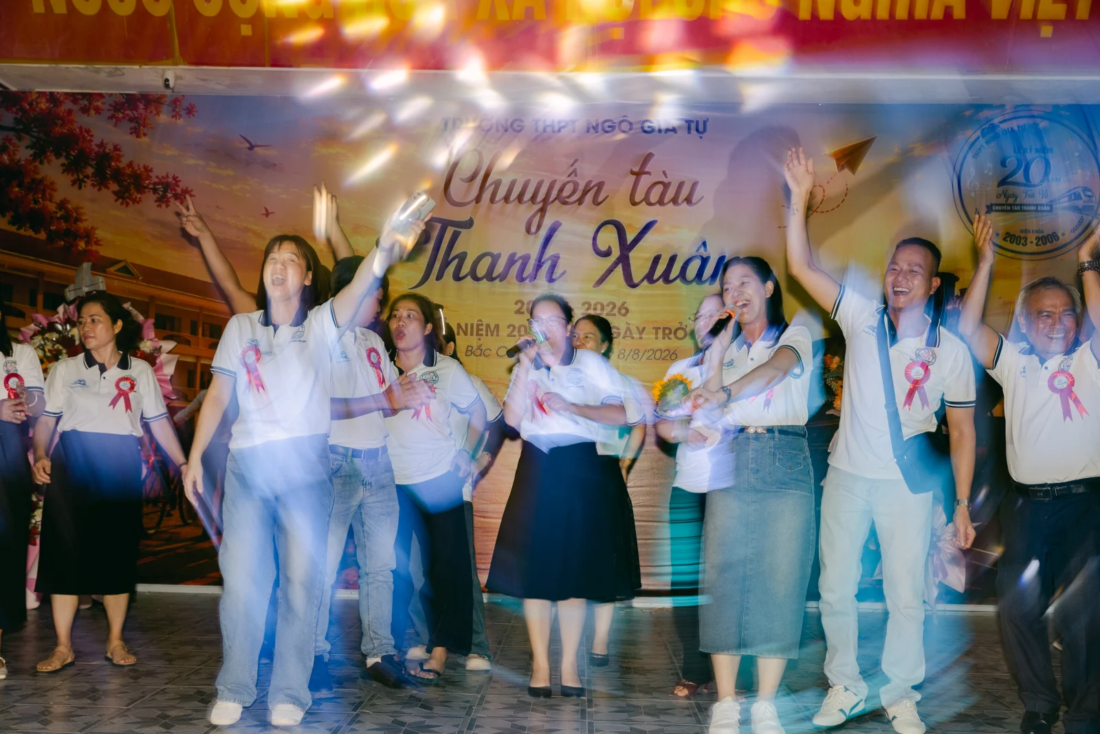 Ảnh lễ kỷ niệm 20 năm THPT Ngô Gia Tự, chụp ngày 08/08/2026