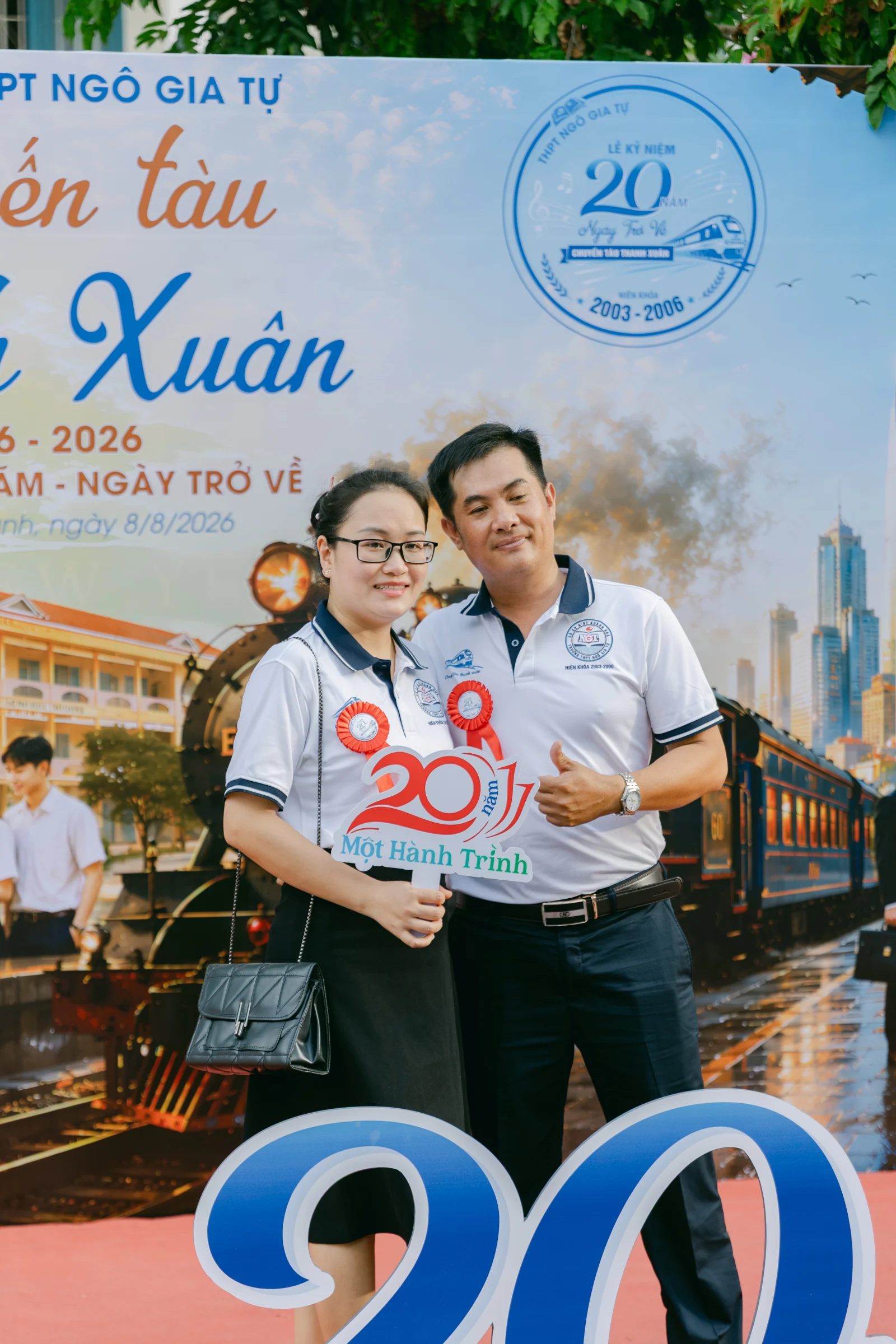 Ảnh lễ kỷ niệm 20 năm THPT Ngô Gia Tự, chụp ngày 08/08/2026
