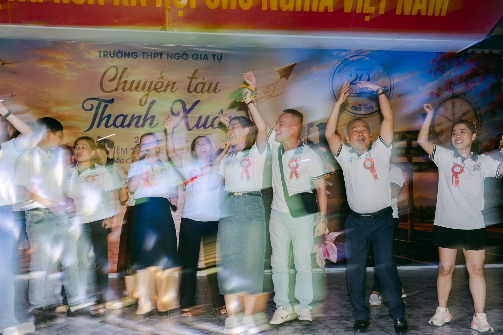 Ảnh lễ kỷ niệm 20 năm THPT Ngô Gia Tự, chụp ngày 08/08/2026