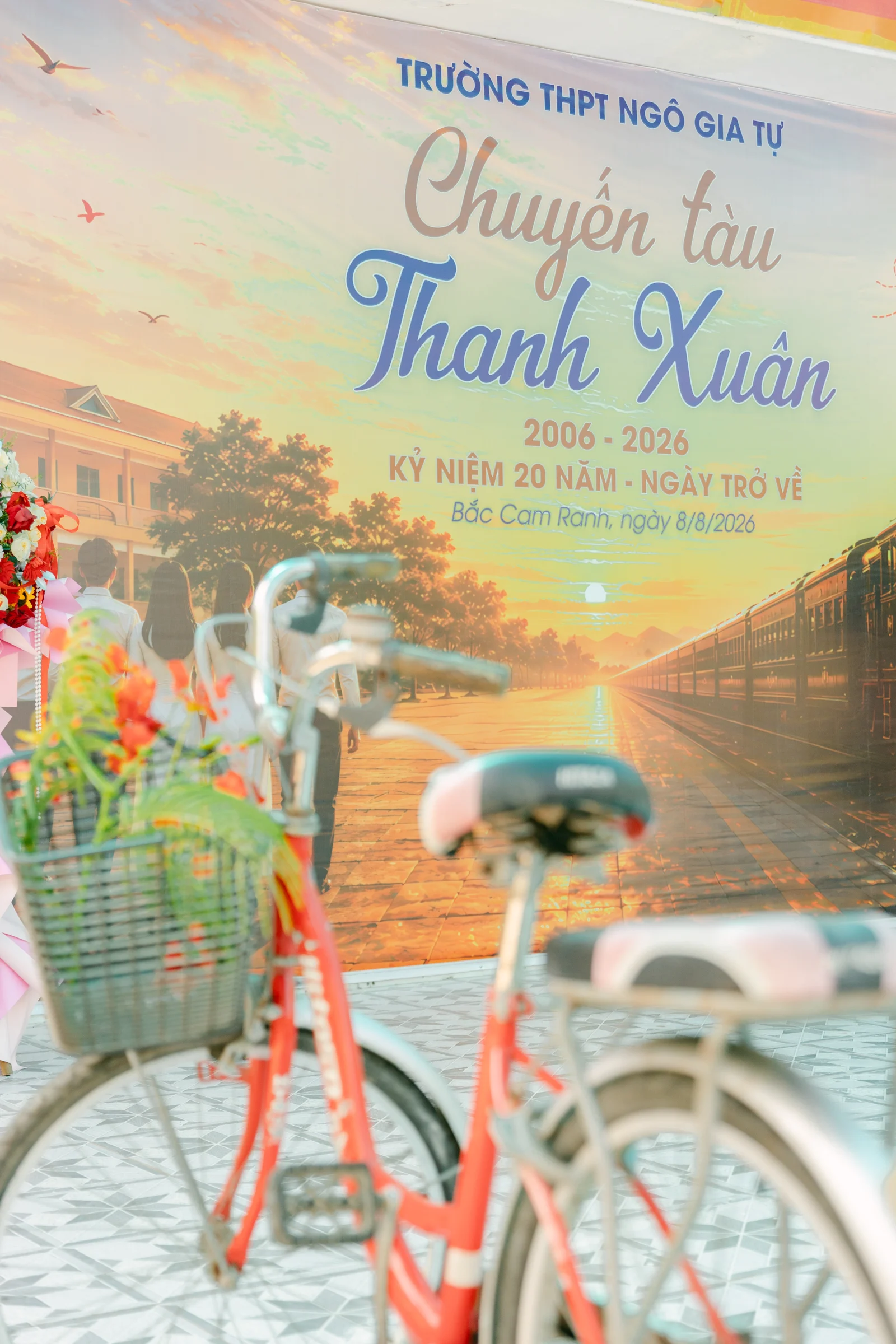 Ảnh lễ kỷ niệm 20 năm THPT Ngô Gia Tự, chụp ngày 08/08/2026