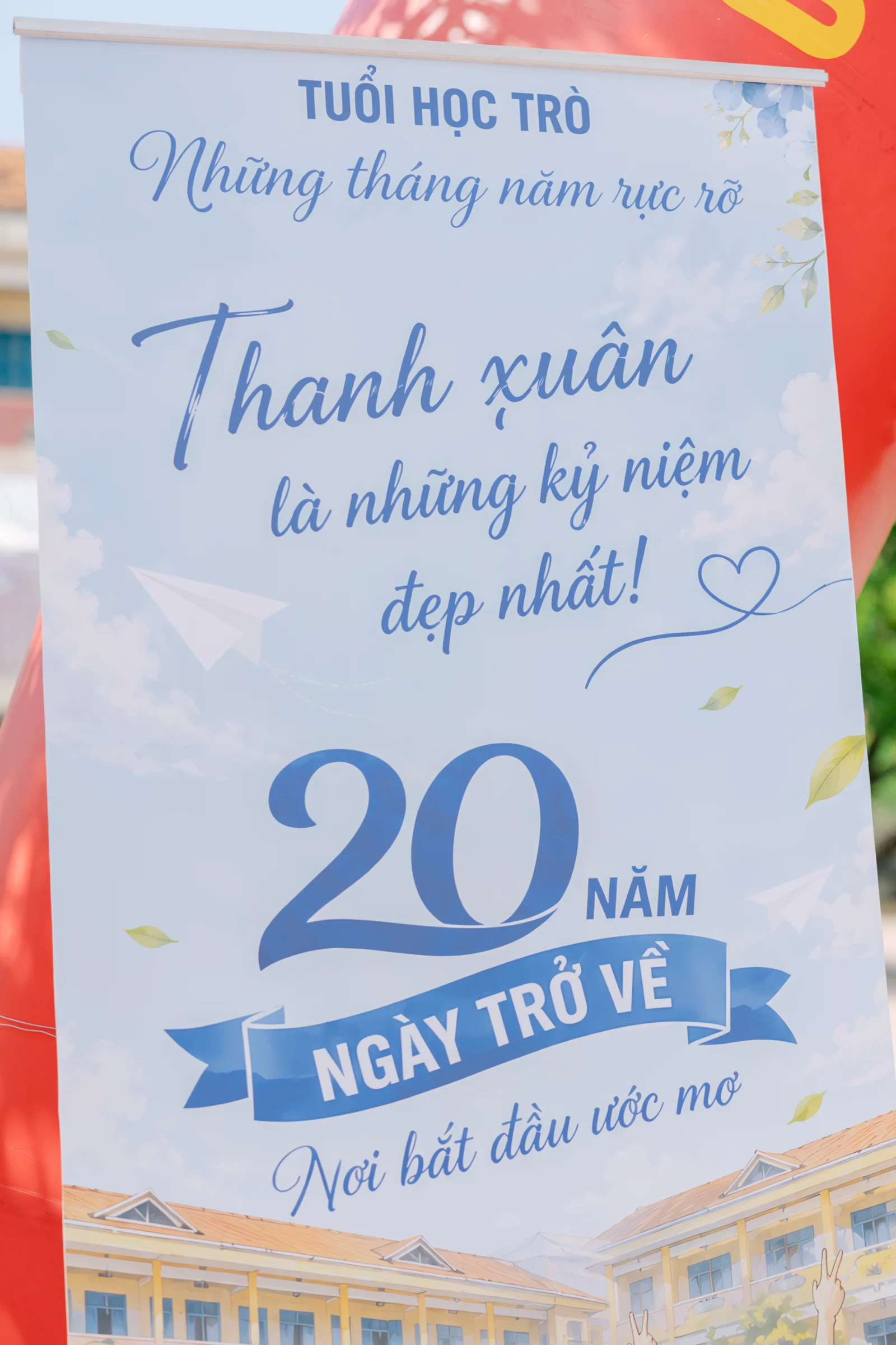 Ảnh lễ kỷ niệm 20 năm THPT Ngô Gia Tự, chụp ngày 08/08/2026