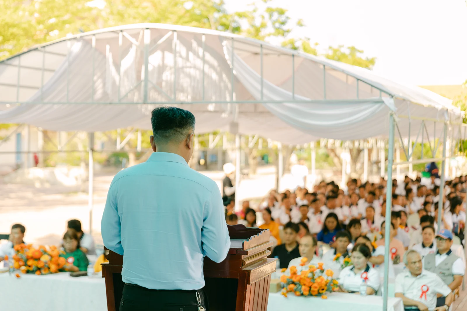Ảnh lễ kỷ niệm 20 năm THPT Ngô Gia Tự, chụp ngày 08/08/2026