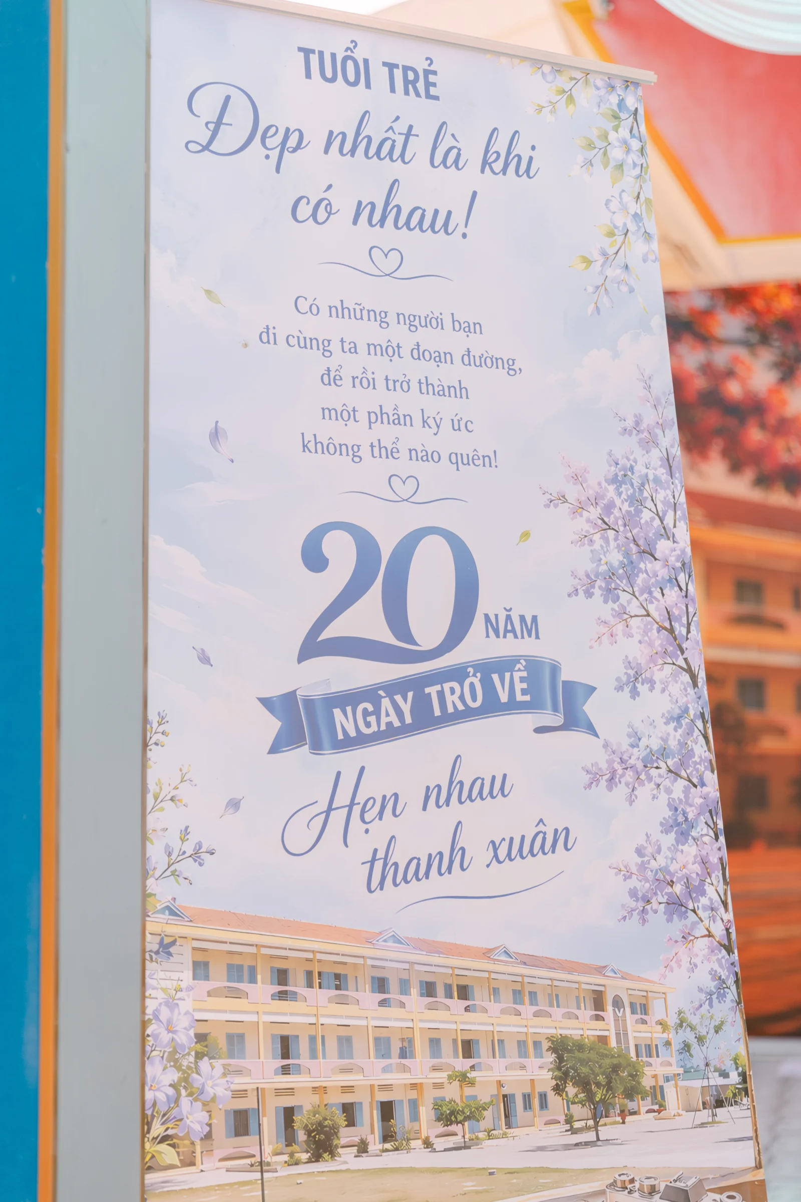 Ảnh lễ kỷ niệm 20 năm THPT Ngô Gia Tự, chụp ngày 08/08/2026