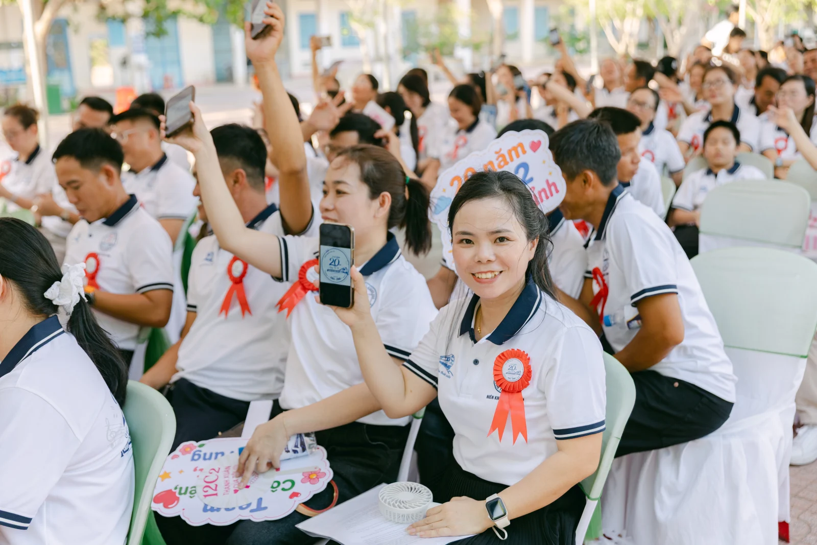 Ảnh lễ kỷ niệm 20 năm THPT Ngô Gia Tự, chụp ngày 08/08/2026