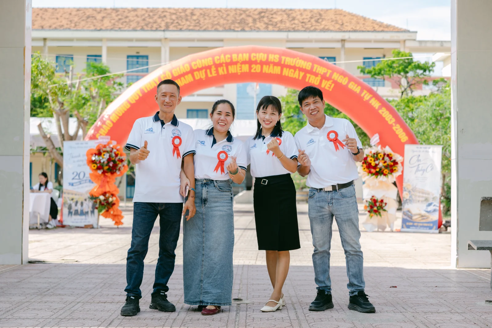 Ảnh lễ kỷ niệm 20 năm THPT Ngô Gia Tự, chụp ngày 08/08/2026