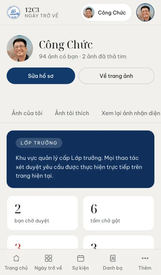 Bảng việc của lớp trưởng
