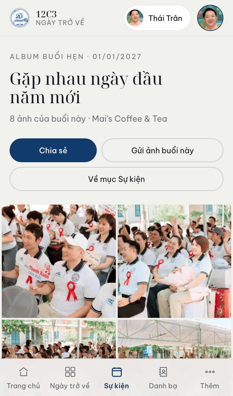 Album ảnh của một buổi hẹn